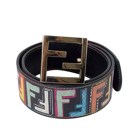 fendi colorful belt|fendi multicolor belt.